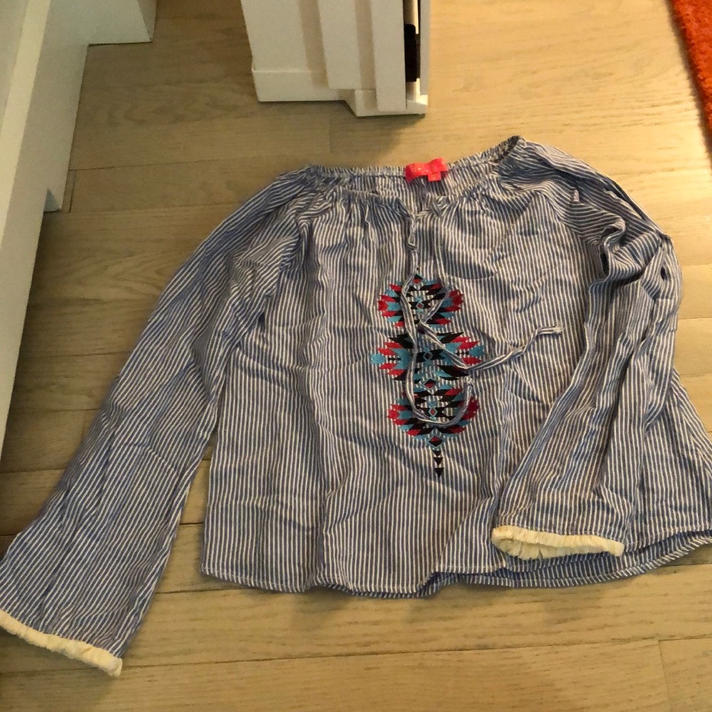 me.n.u. designer girls top like new size M